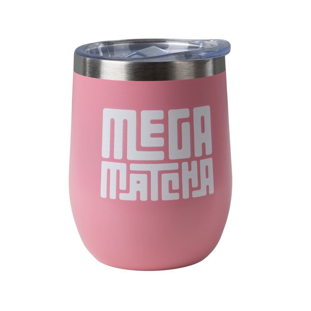 Růžový termohrnek MM